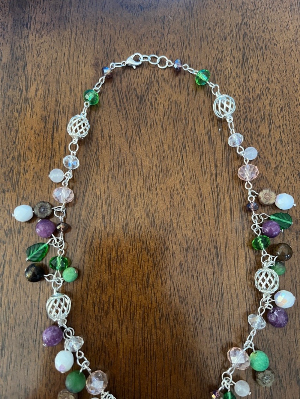 Handmade Fairycore silver tone necklace - Picture 3 of 3